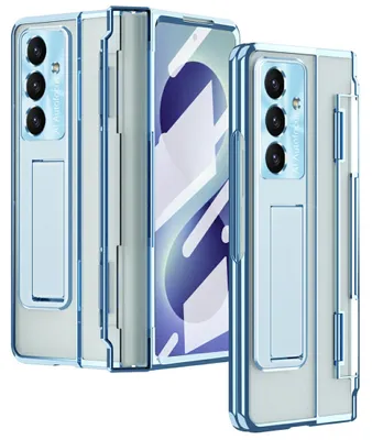 Produktbild von Handyhülle Klapphülle + H9 Display Glas Samsung Galaxy Z Fold8 Ultra 5G Blau