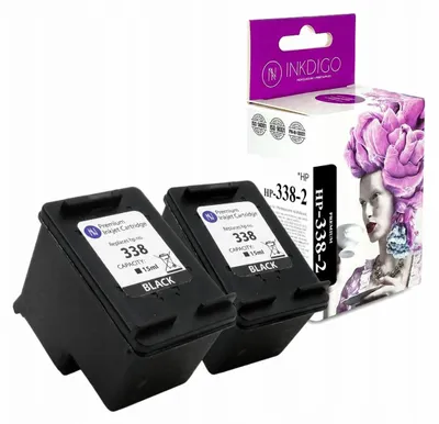 Produktbild von Inkdigo Tintenset 338XL für HP OfficeJet 6205, 6210, 6215, 7210 – Schwarz, 30 ml,, KI-generiertes Bild