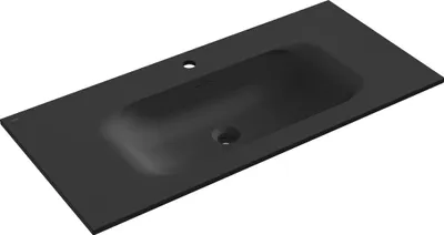 Produktbild von Mexen Vela Einbauwaschbecken 101 x 46,5 cm, schwarz matt - 25231071