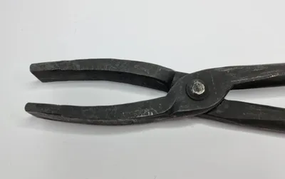 Produktbild von Tiegelzange aus Stahl, Maullänge: 120 mm, Grifflänge: 380 mm
