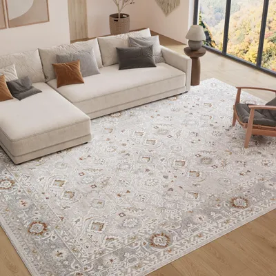 Produktbild von Tapiso Teppich TREND Modern Beige Creme Schlafzimmer Wohnzimmer 120 x 170 cm