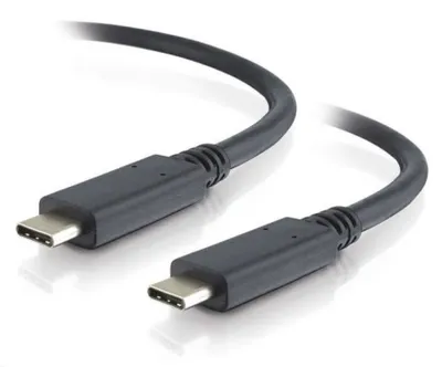 Obrázok produktu pre Kábel PremiumCord USB-C (USB 3.2 generácie 2x2, 5A, 100 W, 20 Gbit/s), čierny, 1 m (ku31ch1bk)