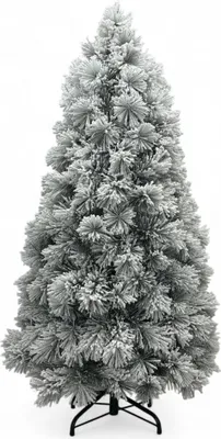 Zdjęcie produktu dla XMS-Trees Sztuczna choinka Fairbanks H210 x Ø109 cm - z ośnieżonymi gałęziami - Trudnopalna