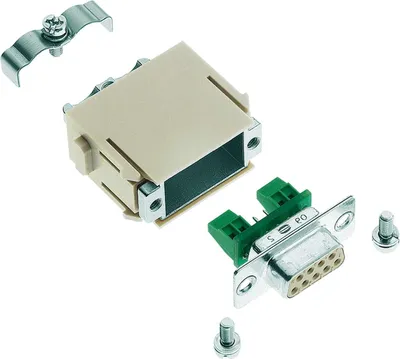 Produktbild von HARTING Han D-Sub Modul Profibus T-Funktion Buchseneinsatz (F) Schraubanschluss - 1 Stück