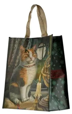 Immagine prodotto di Borsa della spesa "Gatto con candela" - Puckator