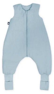 Produktbild von Julius Zöllner Musselin, Bodysuit, Unisex, Einfarbig, Blau, Knöchellänge, Ärmellos