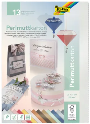 Produktbild von Folia paper - fotokarton folia 2z 50x70cm 250gr Perl Nr43 LRZ | 10 Stück