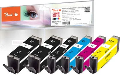 Produktbild von Tinte Spar Pack Plus PI100-379 (kompatibel zu Canon PGI-580XL, CLI-581XL)