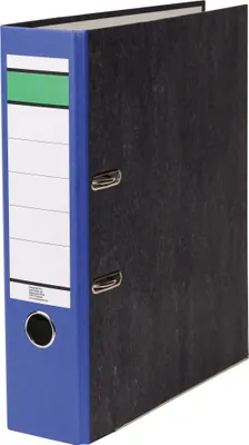 Produktbild von Ordner DIN A4 80mm Recycling Pappe blau