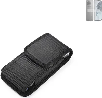 Produktbild von Holster Gürteltasche kompatibel mit ZTE Extress 50 Holster Gürtel Tasche wasserabweisend Handy Hülle Schutz Hülle Outdoor schwarz K-S-Trade