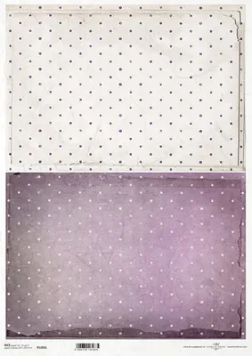 Produktbild von Reispapier für Decoupage A3 ITD-1083L Punkte