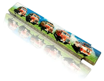 Produktbild von Zollstock mit Feuerwehrmotiv, wählbar, 2m