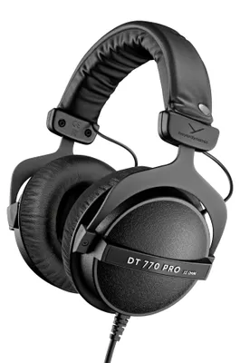Produktbild von Beyerdynamic DT 770 PRO, ohraufliegend, Kopfband, 100 mW, verkabelt, 1.6 m, Gold