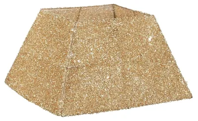 Zdjęcie produktu dla Koszyk na choinkę Mica Decorations, składany - 50 x 50 x 30 cm - stojak na choinkę - złoty