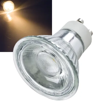Produktbild von LED Strahler GU10 H50 1 COB, 3000k, 400lm, 230V/5W, Warmweiß