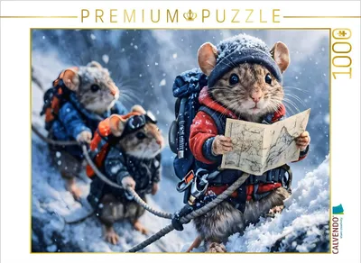 Produktbild von CALVENDO Puzzle Gipfelpfoten | 1000 Teile Lege-Größe 64x48cm Foto-Puzzle für glückliche Stunden