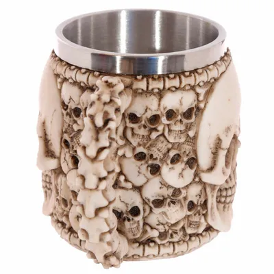 Immagine prodotto di Puckator - Tankard Multi Skull z Emblematem Czaszki - Akcesorium Premium