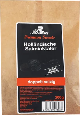 Produktbild von Rexim Holländische Salmiaktaler 200g