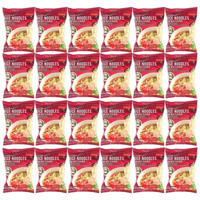 Produktbild von Mama Instantsuppe Reisnudeln Rind Geschmack 24x55g