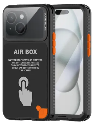 Produktbild von Shellbox, Hülle für iPhone 6.1" 12 bis 16 mit Rundumschutz IP68, Schwarz