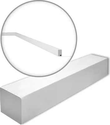 Produktbild von NMC FL11-box WALLSTYL Sockelleisten 1 Karton SET mit 34 Stuckleisten | 68 m