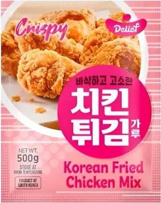 Immagine prodotto di Delief | Pane grattugiato in polvere per pollo alla coreana - 500 g - Miscela di spezie - Pollo croccante - Contiene glutine