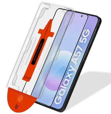 Zdjęcie produktu dla 1-pak Samsung A57 Szkło ochronne na ekran - Szkło hartowane | [Automatyczna instalacja] - Bez bąbelków
