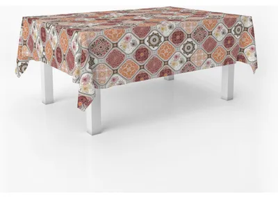 Tischtuch 250x140 cm, rechteckig, rot, fleckenabweisend, wasserdicht