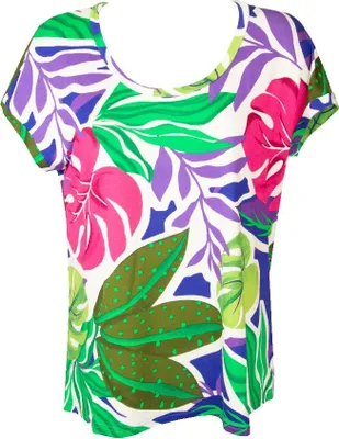 Immagine prodotto di Maglia donna RAGNO manica calata t-shirt maglietta collo tondo viscosa articolo DN14T7, 4 - M, Viscosa 96%,Spandex 4%