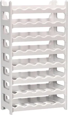 Image de Caisse à vin modulaire pour 48 bouteilles - en plastique avec support à bouteilles modulaire