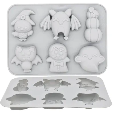 Produktbild von Silikon Backform Monster Halloween Keks Minicakes
