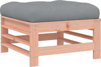 Produktbild von vidaXL Gartenhocker mit Kissen Massivholz Douglasie