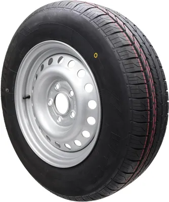 Produktbild von Komplettrad für Anhänger und Wohnwagen 195/70R14 112x5 710kg Rad 14' 96N