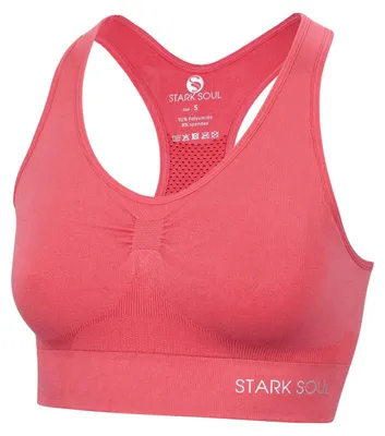 Zdjęcie produktu dla Stark Soul® Bra Light Support - Dwuwarstwowy biustonosz sportowy - Holly Berry - S