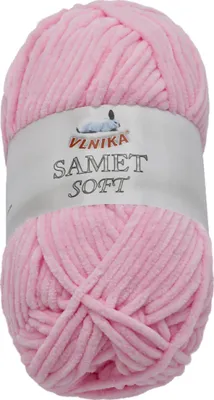Zdjęcie produktu dla Przędza SAMET - 100 g / 100 m - jasnoróżowa