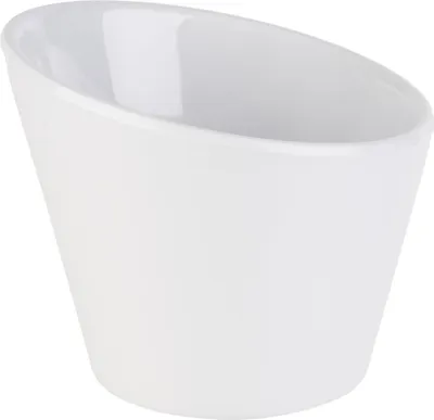 Produktbild von APS 84215 Schale CASUAL, Ø 10 cm, Höhe 6,5 / 8,5 cm, Melamin, weiß