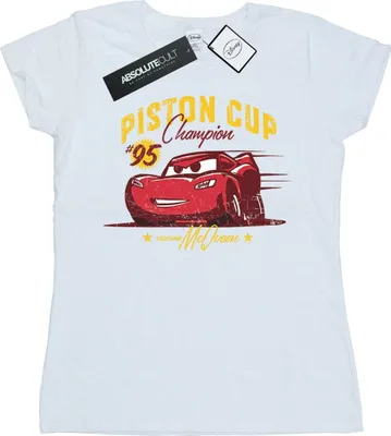 Obrázok produktu pre Disney - Dámske tričko "Cars Piston Cup Champion" BI13572 (XL) (White)