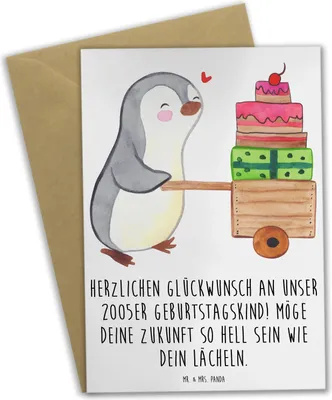 Produktbild von Mr. & Mrs. Panda Glückwunschkarte 2005 Geburtstag - Weiß - Geschenk, Geburtstagsgruß, glückwunschkarten, Alter, Herzlichen Glückwunsch, weihnachtskarten, Grußkarte, Jahr