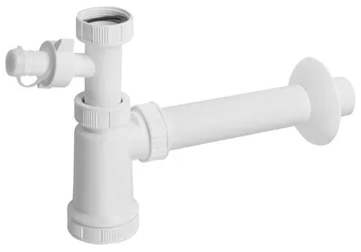 Obrázok produktu pre Bruckner sifón k umývadlu s odbočkou 5/4", DN40, biely