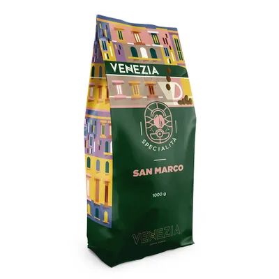 Zdjęcie produktu dla Kawa ziarnista Venezia San Marco włoska kawa mieszana 1kg