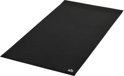 Produktbild von HOMCOM Mata ochronna na podłogę do sprzętu fitness Sport Wielofunkcyjna mata gimnastyczna Mata do jogi Antypoślizgowy sprzęt fitness do rowerów treningowych Orbitrek Bieżnia Czarny 180 x 90 x 0,6 cm