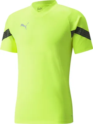Zdjęcie produktu dla Puma teamFINAL Herren Trainingstrikot fizzy lime schwarz Gr S