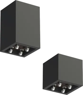 Produktbild von Adezz Carrez Pflanzgefäß mit Rollen Fiberglas Pflanzkübel Blumenkübel schwarz