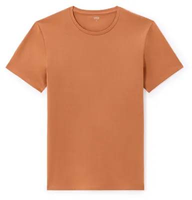 Produktbild von Celio T-Shirt Neunir in Braun, aus 96% Baumwolle und 4% Elasthan, Größe S