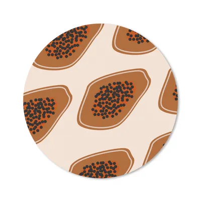 Produktbild von MuchoWow® Mauspad Mousepad Sommer - Avocados - Braun 30x30 cm - Mousepads - Maus Mat - Pad - Mausunterlage - Tischunterlage - Schreibtischmatten