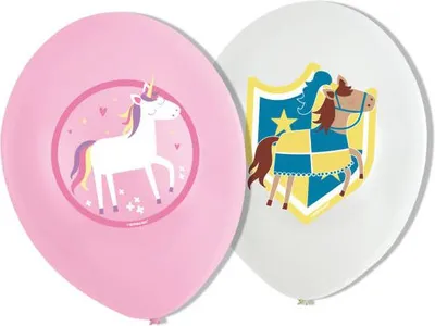 Immagine prodotto di 6 palloncini Principessa & Unicorno
