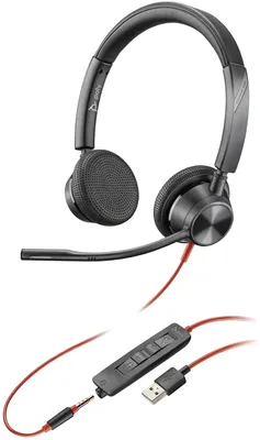 Immagine prodotto di Cuffia Poly Blackwire C3325 binaurale USB-A e 3,5 mm