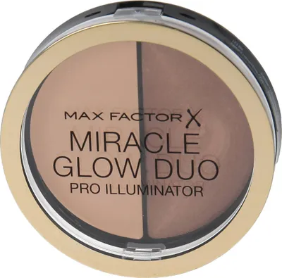 Productafbeelding van Max Factor Miracle Glow Duo, Universeel, 11 g, Voor dames, Crème, Medium, Compacte verpakking