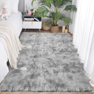 Produktbild von Fluffy Shaggy Teppich 80 x 200 cm - Weiches und s Wohnzimmerteppich