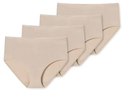Produktbild von Schiesser Damen Tai-Slip 4-Pack Modal Essentials - sand - Größe 36